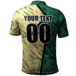 Alternative view of NCAA UAB Blazers Custom Text Number Abstract Pattern Sport Polo Shirt