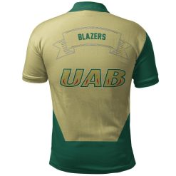 Alternative view of NCAA UAB Blazers Flame Ball Polo Shirt