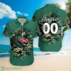 NCAA UAB Blazers Custom Text Number Camouflage Vintage Hawaiian Shirt