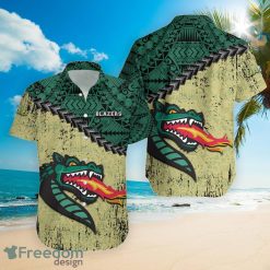 NCAA UAB Blazers Grunge Polynesian Tattoo Hawaiian Shirt