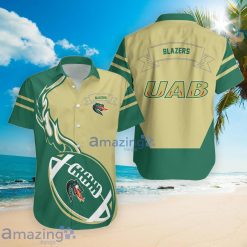 NCAA UAB Blazers Flame Ball Hawaiian Shirt