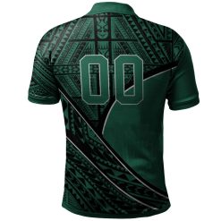 Alternative view of NCAA UAB Blazers Custom Number Tattoo Polynesian Polo Shirt