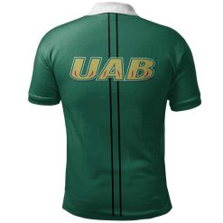 Alternative view of NCAA UAB Blazers Sport Style Custom Text Polo Shirt