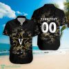 NCAA Vanderbilt Commodores Custom Text Number Camouflage Vintage Hawaiian Shirt