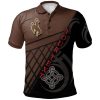 NCAA Wyoming Cowboys Celtic Pattern Custom Text Polo Shirt