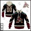 NHL Arizona Coyotes Custom Name Number 2022 Home Jersey Pullover Hoodie