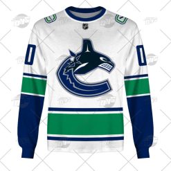 NHL Vancouver Canucks Custom Name Number 2022 Away Jersey Sweatshirt