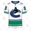 NHL Vancouver Canucks Custom Name Number 2022 Away Jersey T-Shirt