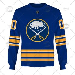 NHL Buffalo Sabres Custom Name Number 2022 Home Jersey Sweatshirt