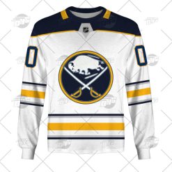 NHL Buffalo Sabres Custom Name Number 2022 Away Jersey Sweatshirt