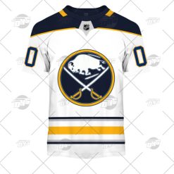 NHL Buffalo Sabres Custom Name Number 2022 Away Jersey T-Shirt