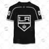 NHL Los Angeles Kings Custom Name Number Black 2022 Home Jersey T-Shirt