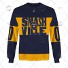 NHL Nashville Predators Custom Name Number Navy 2022 Stadium Series Jersey Sweatshirt