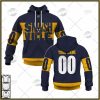 NHL Nashville Predators Custom Name Number Navy 2022 Stadium Series Jersey Pullover Hoodie