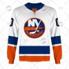 NHL New York Islanders Custom Name Number White 2022 Away Jersey Sweatshirt
