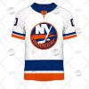 NHL New York Islanders Custom Name Number White 2022 Away Jersey T-Shirt