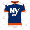NHL New York Islanders Custom Name Number Blue 2022 Alternate Jersey T-Shirt