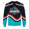 NHL New York Islanders Custom Name Number Navy Heritage Jersey Sweatshirt