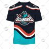 NHL New York Islanders Custom Name Number Navy Heritage Jersey T-Shirt