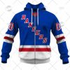 NHL Pittsburgh Penguins Custom Name Number Blue 2022 Home Jersey Zip Up Hoodie