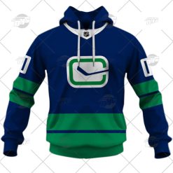 Alternative view of NHL Vancouver Canucks Custom Name Number 2022 Alternate Jersey Pullover Hoodie