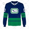 NHL Vancouver Canucks Custom Name Number 2022 Alternate Jersey Sweatshirt