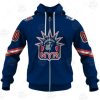 NHL Pittsburgh Penguins Custom Name Number 2021 Reverse Retro Alternate Jersey Zip Up Hoodie