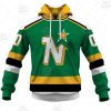 NHL Dallas Stars Custom Name Number Minnesota North Stars 80s Vintage Jersey Pullover Hoodie