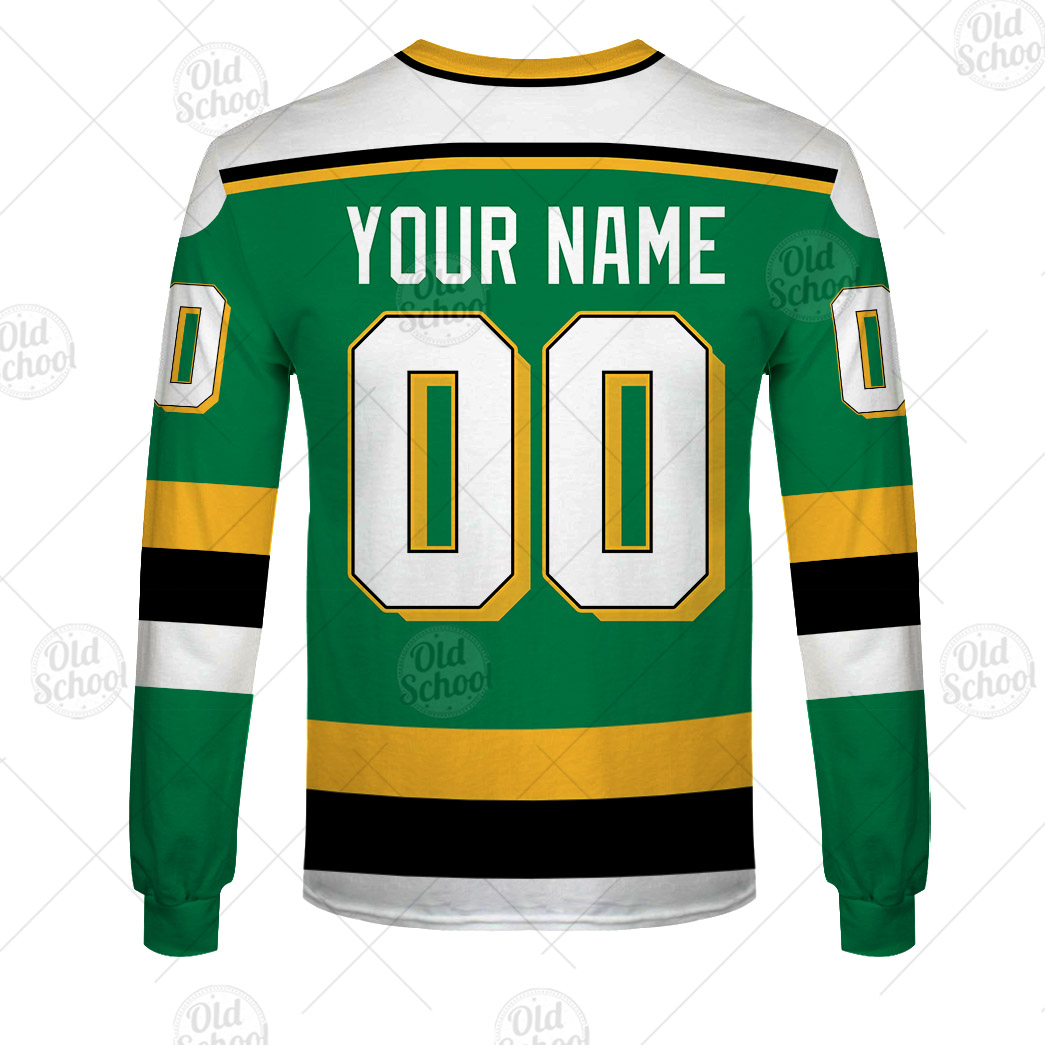 NHL Dallas Stars Custom Name Number Minnesota North Stars 80s Vintage Jersey Sweatshirt