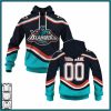 NHL New York Islanders Custom Name Number Navy Heritage Jersey Pullover Hoodie