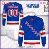 NHL New York Rangers Custom Name Number 2020 Home Jersey Sweatshirt