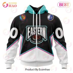 NHL Buffalo Sabres Custom Name Number 2023 All-Star Eastern Conference Jersey Zip Up Hoodie
