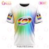 NHL Carolina Hurricanes Custom Name Number LGBT Pride Month T-Shirt