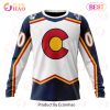 NHL Colorado Avalanche Custom Name Number Reverse Rertro 2022 Kits Sweatshirt