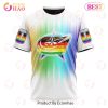 NHL Columbus Blue Jackets Custom Name Number LGBT Pride Month T-Shirt