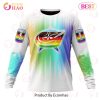 NHL Columbus Blue Jackets Custom Name Number LGBT Pride Month Sweatshirt