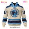 NHL Columbus Blue Jackets Custom Name Number Special Reverse Retro Redesign Jersey Pullover Hoodie
