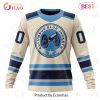 NHL Columbus Blue Jackets Custom Name Number Special Reverse Retro Redesign Jersey Sweatshirt