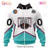 NHL Los Angeles Kings Custom Name Number All-Star Western Conference Jersey Zip Up Hoodie