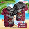 NHL Los Angeles Kings Custom Name Ooga Booga Mask Beach Hawaiian Shirt