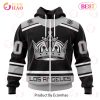 NHL Los Angeles Kings Custom Name Number Special Reverse Retro Redesign Jersey Zip Up Hoodie