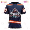 NHL New York Islanders Custom Name Number 2022 Reverse Retro Jersey T-Shirt