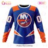 NHL New York Islanders Custom Name Number Special Reverse Retro Redesign Jersey Sweatshirt