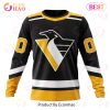 NHL Pittsburgh Penguins Custom Name Number 2022 Reverse Retro Jersey Sweatshirt