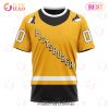 NHL Pittsburgh Penguins Custom Name Number Special Reverse Retro Redesign Jersey T-Shirt