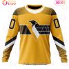 NHL Pittsburgh Penguins Custom Name Number Specialized Retro Concepts Jersey Sweatshirt