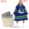 NHL Vancouver Canucks Custom Name Number 2023 Home Jersey Fleece Oodie