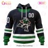 NHL Vancouver Canucks Custom Name Number 2022 Reverse Retro Jersey Pullover Hoodie
