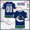 NHL Vancouver Canucks Custom Name Number 2022 Home Jersey T-Shirt