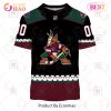 NHL Arizona Coyotes Custom Name Number 2023 Home Jersey T-Shirt